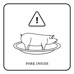 PORK INSIDE(豚肉入ってます 注意Ver.)