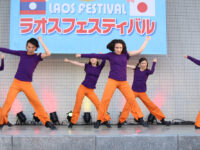 さくら国際高等学校東京校ダンス部がラオスフェスティバルでパフォーマンス